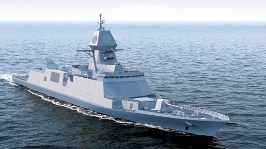 Hàn Quốc hạ thủy thêm một chiến hạm hiện đại - tàu hộ tống Jeju thứ tư